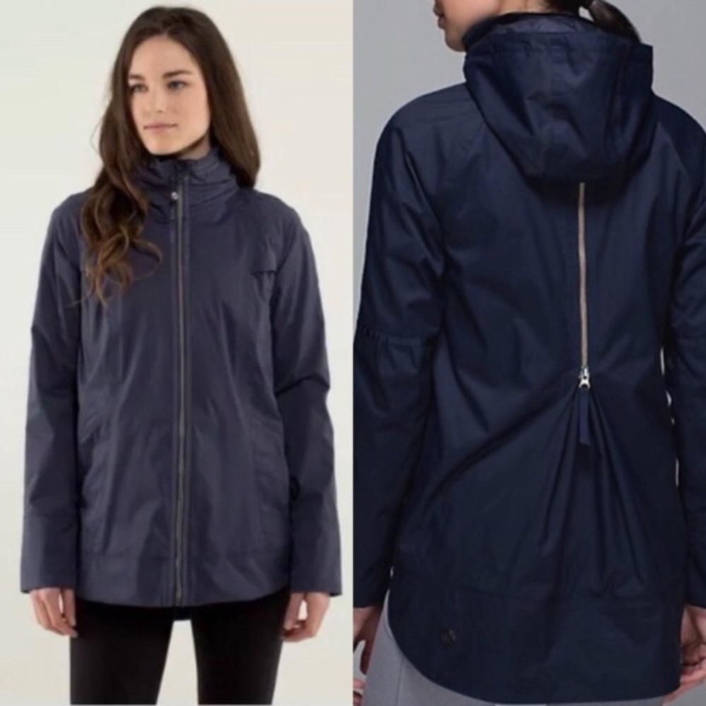 Lululemon Fo Drizzle Rain Coat Size 12